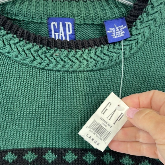 Vintage GAP Holiday Sweater NWT - Picture 5 of 7